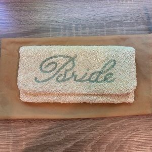 EUC beaded bride clutch!